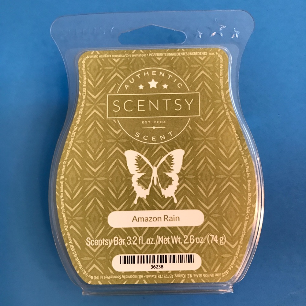 NEW SCENTSY AMAZON RAIN wax Bar.